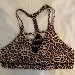 ZYIA Leopard print sports bra